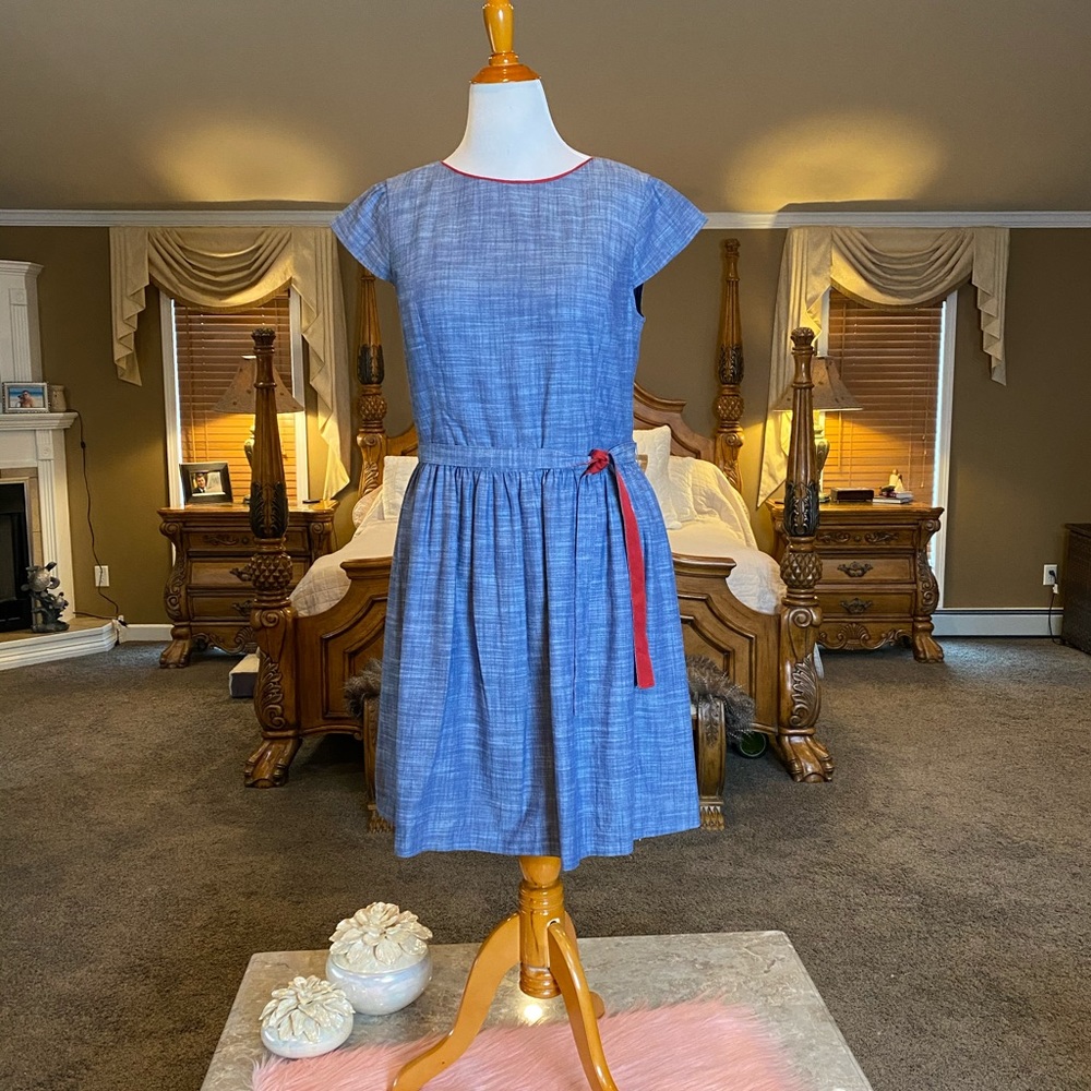 Brooks Brothers Chambray Dress Size 14